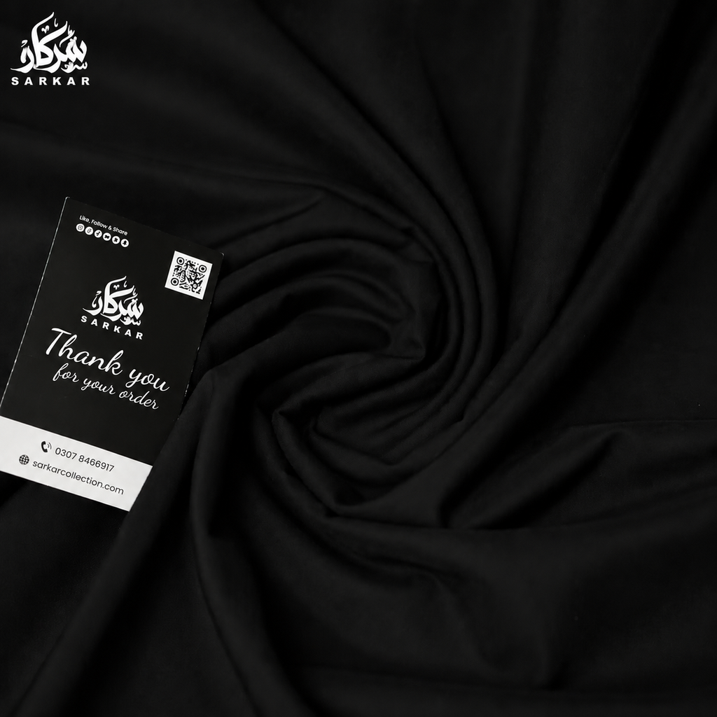 Wash & Wear Black Premium Quality
