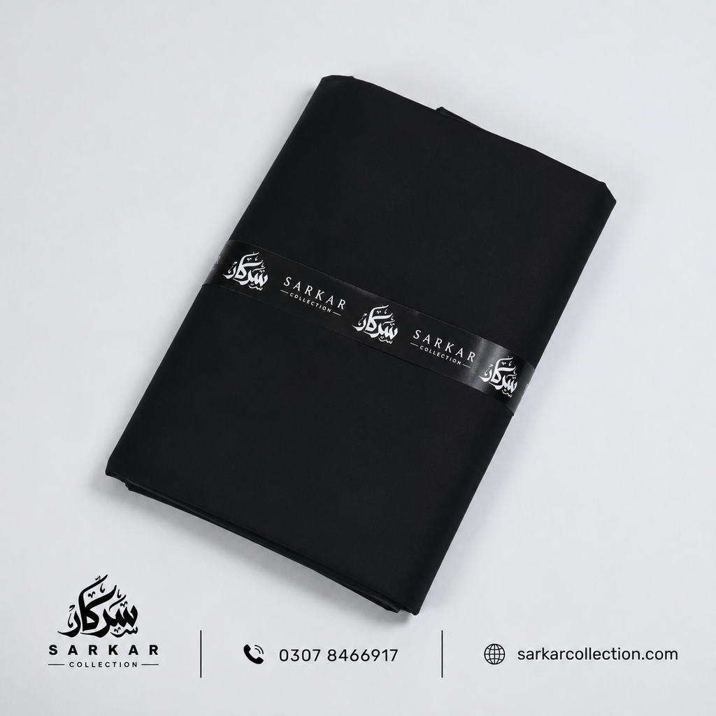 Wash & Wear Black Premium Quality